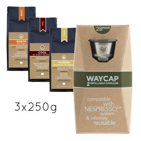 WAYCAP  2 capsules rechargeables NESPRESSO - Mes courses en vrac