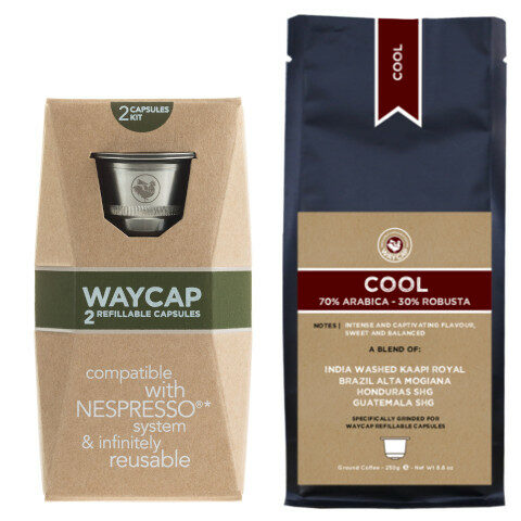 WayCap Complete Cool - 2 capsules + coffee 250g