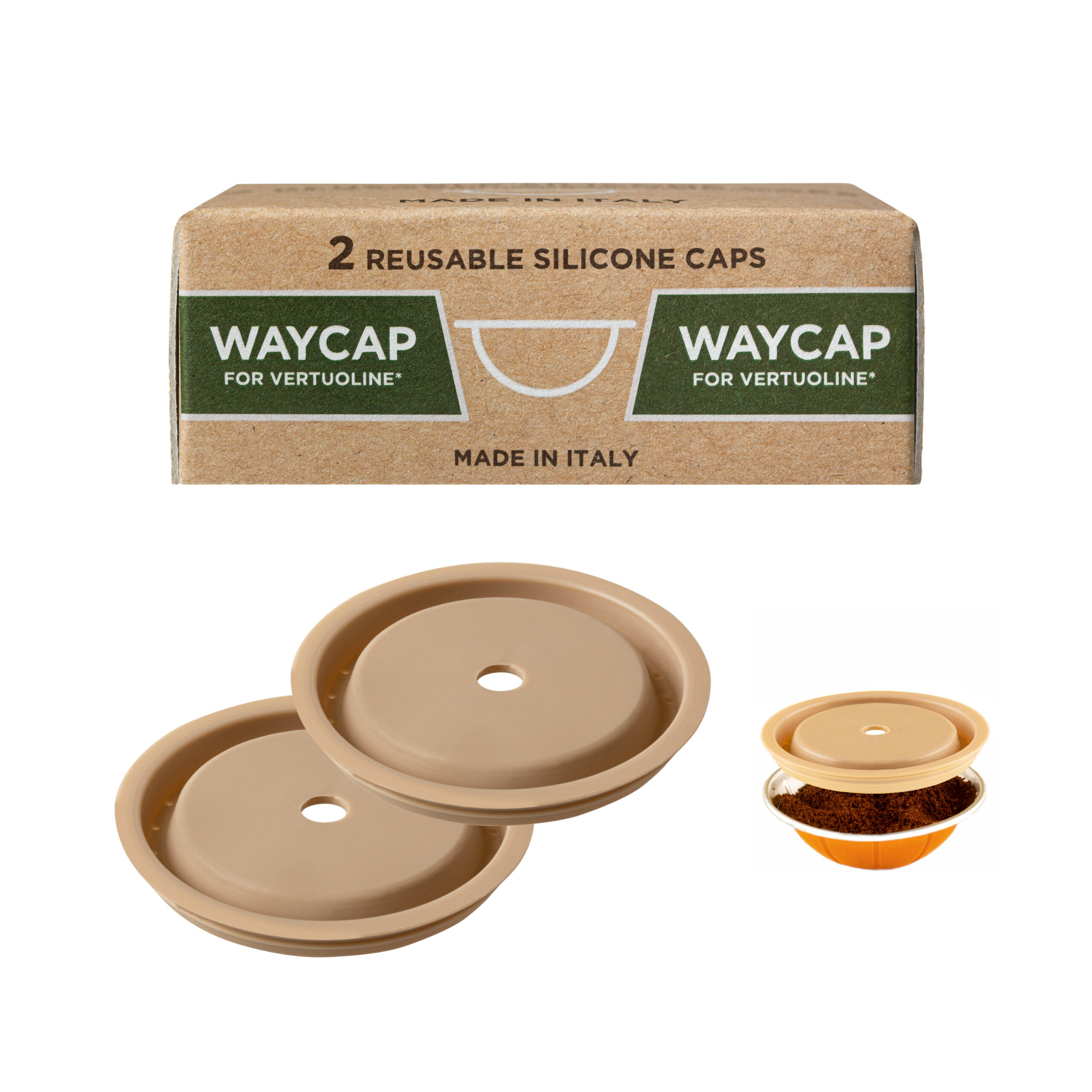 WayCap per Vertuoline - Complete Kit - 2 Tappi - WayCap